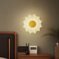 Lumenza lights Sunflower LED Wall Light – Decorative Golden Glow Wall Lamp for Bedroom, Living Room & Hallway | Modern Artistic Wall Sconce for Ambient Home Lighting