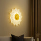Lumenza lights Sunflower LED Wall Light – Decorative Golden Glow Wall Lamp for Bedroom, Living Room & Hallway | Modern Artistic Wall Sconce for Ambient Home Lighting