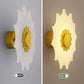 Lumenza lights Sunflower LED Wall Light – Decorative Golden Glow Wall Lamp for Bedroom, Living Room & Hallway | Modern Artistic Wall Sconce for Ambient Home Lighting