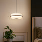 Lumenza Lights Modern Flush Mount Ceiling Light for Entryway & Hallway | Elegant LED Round Pendant with Acrylic Shade | Warm White Glow – Black & Gold Finish