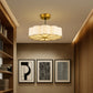 Lumenza lights Modern Flower Petal Ceiling Light – Elegant Gold Pendant Lamp with Soft Warm Glow, Decorative LED Chandelier for Living Room, Bedroom & Dining Area