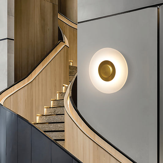 Glowing Circular LED Wall Lights For Wall-Mounted Lamps for Living Room, Bedroom, Office, Hallways & Feature Walls