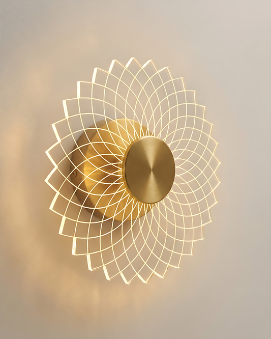 Spiral Pattern LED Wall Lights For Wall-Mounted Lamps for Living Room, Bedroom, Office, Hallways & Feature Walls