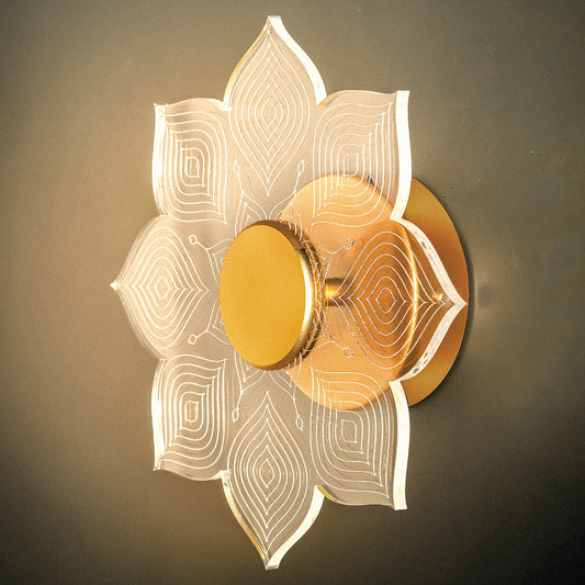 Lotus Glow LED Wall Lights For Wall-Mounted Lamps for Living Room, Bedroom, Office, Hallways & Feature Walls