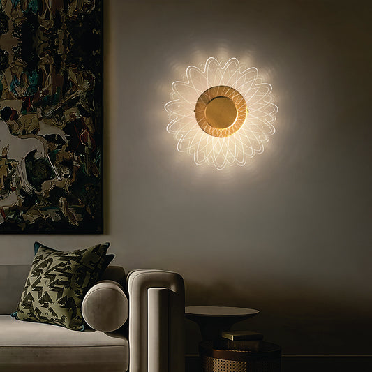 Flower Design LED Wall Light For Wall-Mounted Lamps for Living Room, Bedroom, Office, Hallways & Feature Walls
