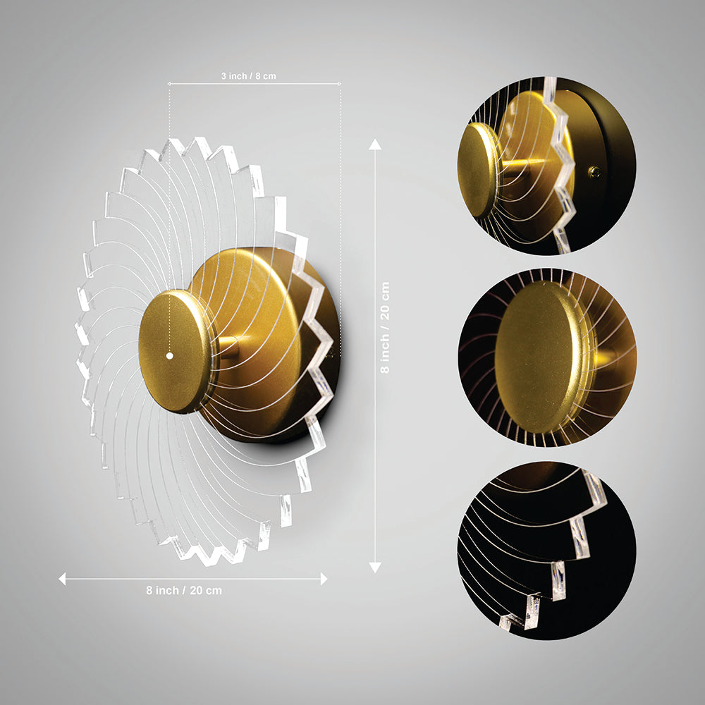 Lucent Nest LED Wall Lights For Wall-Mounted Lamps for Living Room, Bedroom, Office, Hallways & Feature Walls